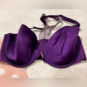 Victorias Secret lined Demi purple 34DD